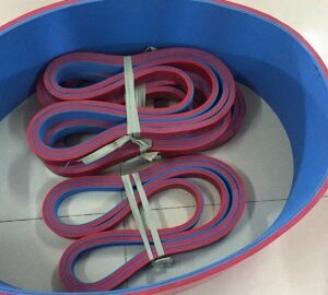 Dây curoa PU đai dẹp dán 5mm APL