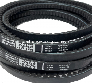 Dây curoa răng V cắt cạnh XPB 4250 hiệu divbelt
